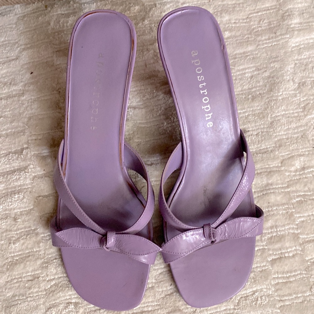 Woman purple Slides  apostrophe - Picture 2 of 4